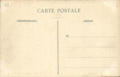 Vichy CPA Palate of the rest of the ajrdin of the hospital