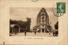 Vichy CPA Places Victor Hugo