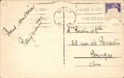 Vichy CPA New establishment of the baths 2nd class