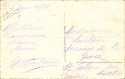 Vichy CPA covered Gallery and Pergola