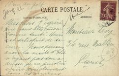 Vichy CPA the church Holy Louis Panoramic View