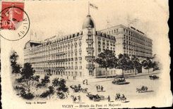 Vichy CPA Hotels of the park and Majestic