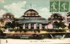 Vichy CPA Frontage of the casino