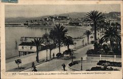 Cannes CPA the small cross and the mount Knight