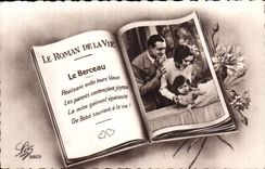 CPA Fantasy Couples the novel of the life the cradle (baby child)