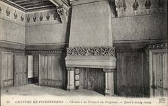 Chateau de Pierrefonds CPA Chambre de travail du seigneur