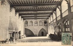 Chateau de Pierrefonds CPA La salle des gardes