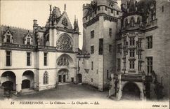 Chateau de Pierrefonds CPA le chateau la chapelle