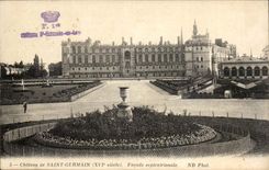 castle of Saint Germain CPA septentrional Frontage