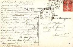 castle of Saint Germain CPA Western Frontage