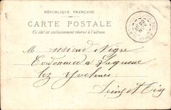 Saint Germain in bush hammer CPA Eglsie containing the mausoleum of Jacques II the edrnier of Stuarts