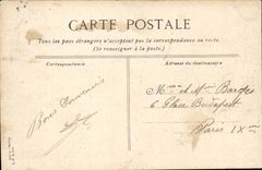 Saint Germain in bush hammer CPA the castle