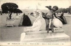 Versailles CPA the park Floor of the South Sphinx and love of Lerambert
