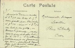 Versailles CPA Palate of Large Trianon the frontage