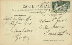 Park of Versailles CPA the basin of Apollo the day of large water