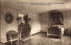 Versailles CPA palate of Small Trianon Room of Marie Antoinette