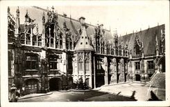 Rouen MODERN CARD the law courts builds in 1499