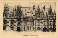 Rouen MODERN CARD law courts