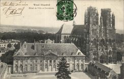 Toul CPA Town hall and cathedral