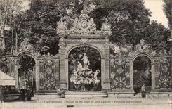 Nancy CPA Place Stanislas Grilles en fer forge de Jean Lamour Fontaine d'amphitrite