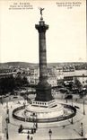 Paris CPA Places Bastille and column of July