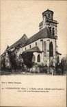 Pierrefonds CPA L'eglise (cote abside avant la guerre)