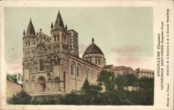 Angouleme CPA Cathedrale Saint Pierre (ensemble Ouest)