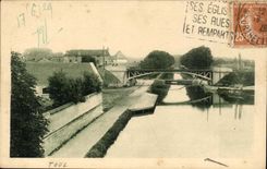 Toul CPA the canal and the arsenal