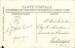 Saint Germain im Bush-Hammer CPA das Schloss gesehen vom Park