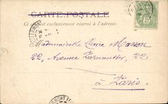 CPA the flock of Auvergne (folklore)