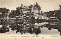 Chateau de Pierrefonds CPA Vue prise du lac