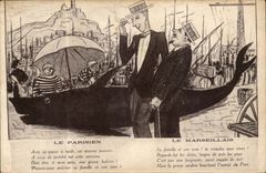 CPA Fantasy Parisian the Marseillais