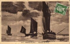 Berck Beach CPA Boats of sin