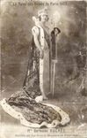 CPA the queen of Paris 1922 Mrs Germaine Buchet habillee by the department stores of Spring