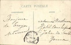 Troyes CPA Grill hotel God Works out of wrought iron of Pierre Delphin (1760)