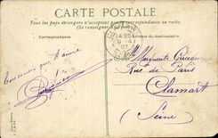 Toulon Town hall CPA Caryatids of Puget