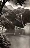 Surroundings of Luchon CPA the lake of oo and its cascade