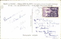 Surroundings of Luchon CPA the lake of oo and its cascade