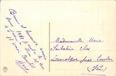 Phantasie - aufrichtige Wunsche - Brucke - Blume - CPA