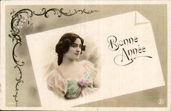 Fantasy - Woman - Happy New Year - CPA