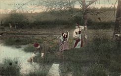 Die Quelle - Landarbeiter - CPA