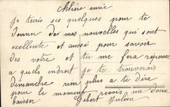 Fantaisie - Couple - Ele et Lui Le Bonheur c'est l'amitie - CPA