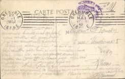 Grenoble CPA Quay of France and the helmet of Neron (1305m)