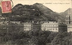 Grenoble CPA the plac eVictor Hugo and the Bastille