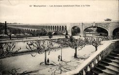 Montpellier CPA Les arceaux conduisant l'eau a la ville