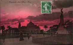 Nice CPA Crepuscule Dimensions azure