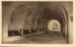 CPA Ossuary and headlight of Douaumont