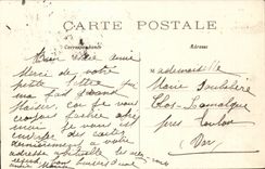 Paris CPA L'arc de TRiomphe de L'etoile et les champs elysees (tramway)