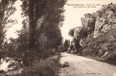 Indre - Fontgombaud Strasse der Weiss-Felsen und des hohlen - CPA