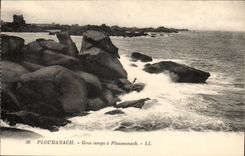 Ploumanach - Heavy weather - CPA